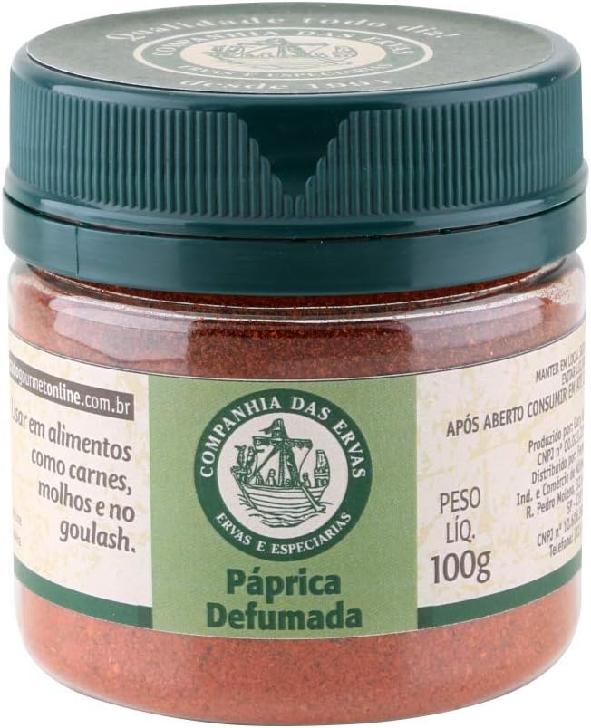 Páprica Defumada 100g em Pote PET: Versatilidade na Cozinha