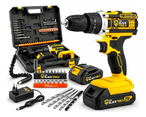 Parafusadeira e Furadeira de Impacto TB-21PX com 2 Baterias e Maleta