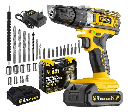 Parafusadeira e Furadeira de Impacto The Black Tools TB-21PW 3/8"