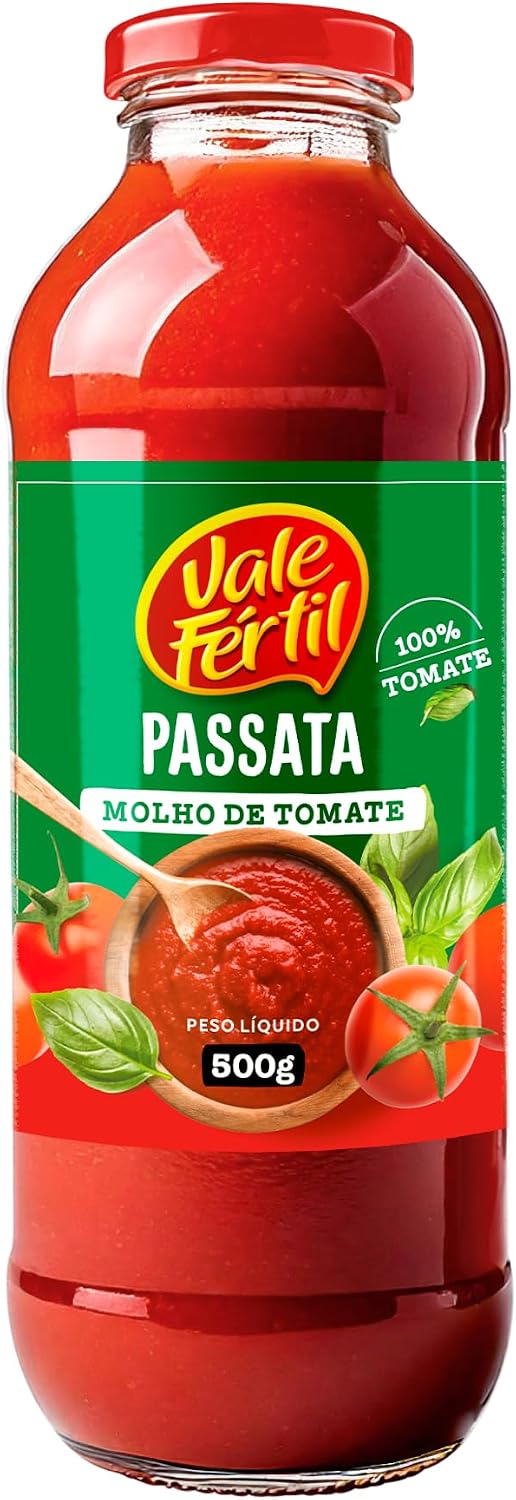 Passata de Tomate em Vidro 500g: Praticidade e Sabor