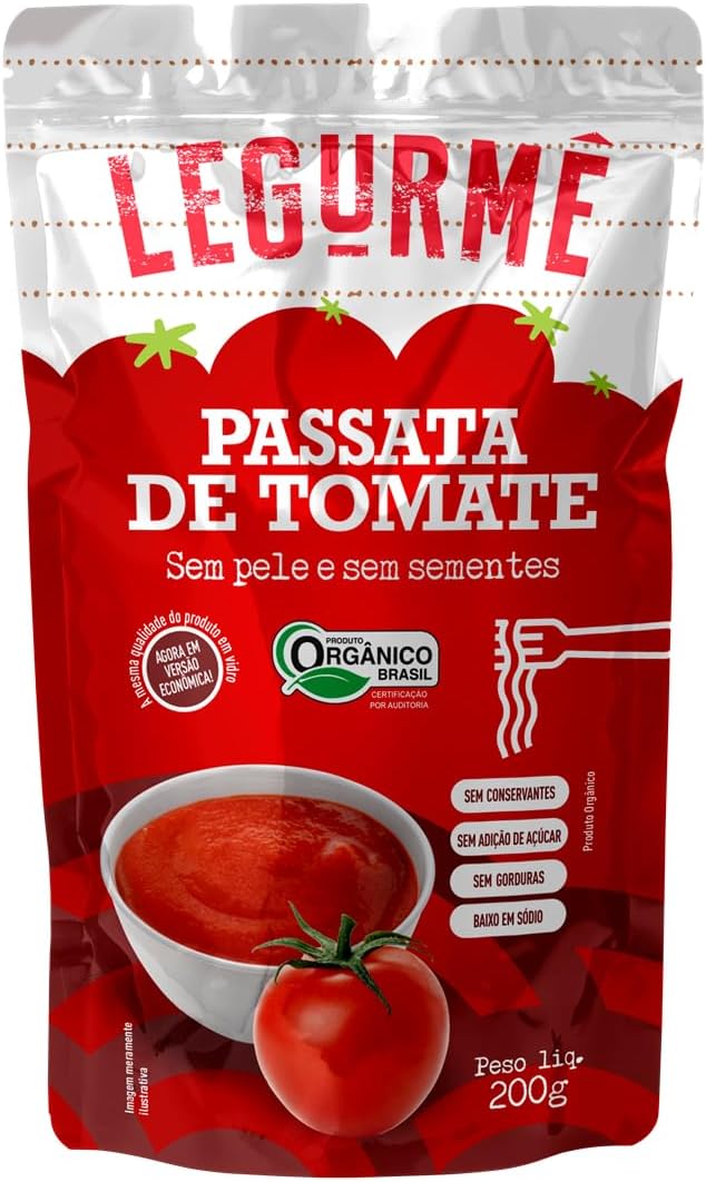 Passata Orgânica de Tomate 200g: Praticidade e Sabor Natural