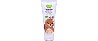 Pasta de Dente Infantil Bioclub Dentinhos Limpinhos Sabor Uva 70g