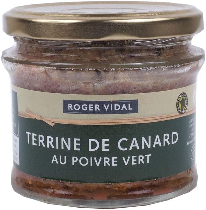 Patê de Carne Suína e Pato com Pimenta Verde Roger Vidal 180g