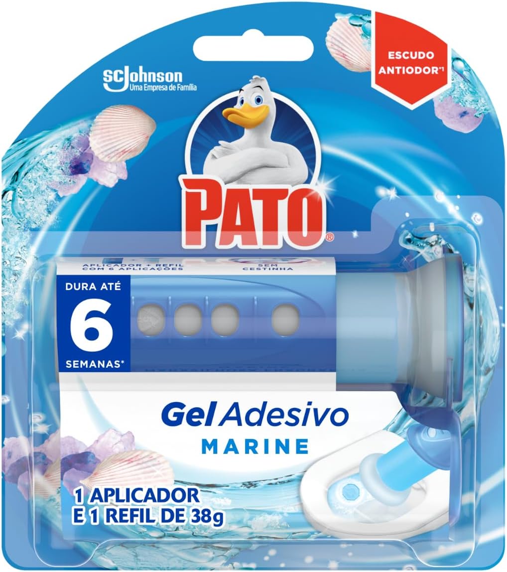 Pato Desodorizador Sanitário Gel Adesivo Marine: Praticidade e Higiene
