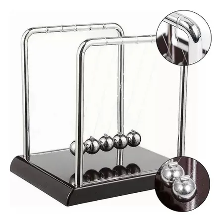 Pêndulo de Newton Luxo Médio para Decoração de Mesa e Escritório