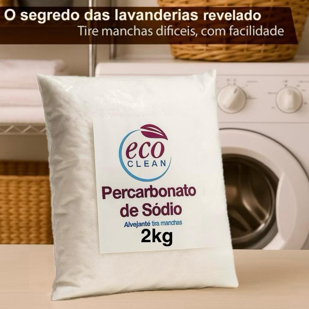 Percarbonato de Sódio 100% Puro Tira Manchas e Limpeza Geral