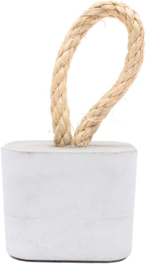 Peso de Porta Quadrado Aleta Artesanal 1.3 Kg com Base Protetora