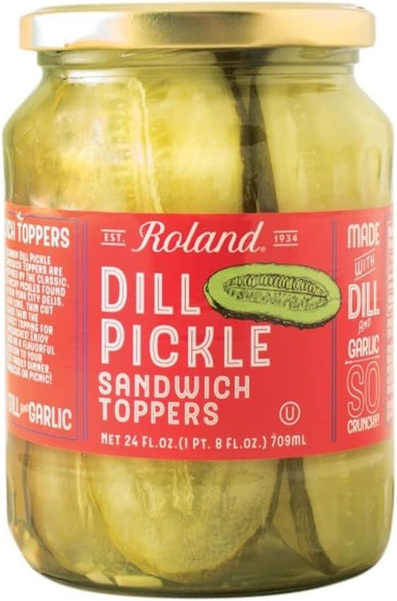 Picles Dill Roland 710g: Sabor Clássico e Textura Crocante