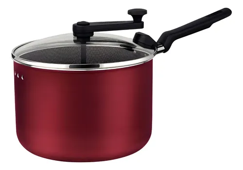 Pipoqueira Antiaderente Tramontina Loreto 20cm 3,5l Starflon Cor Vermelho