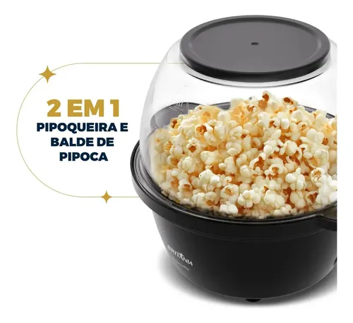 Pipoqueira Britânia Bpi06a Com Balde De Pipoca Antiaderente 127v