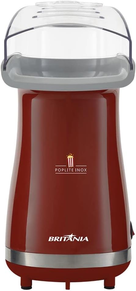 Pipoqueira Britânia Poplite Inox Bpi01vi 220V Vermelha