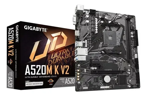 Placa Mãe Gigabyte A520M K V2: Custo-Benefício para AMD AM4
