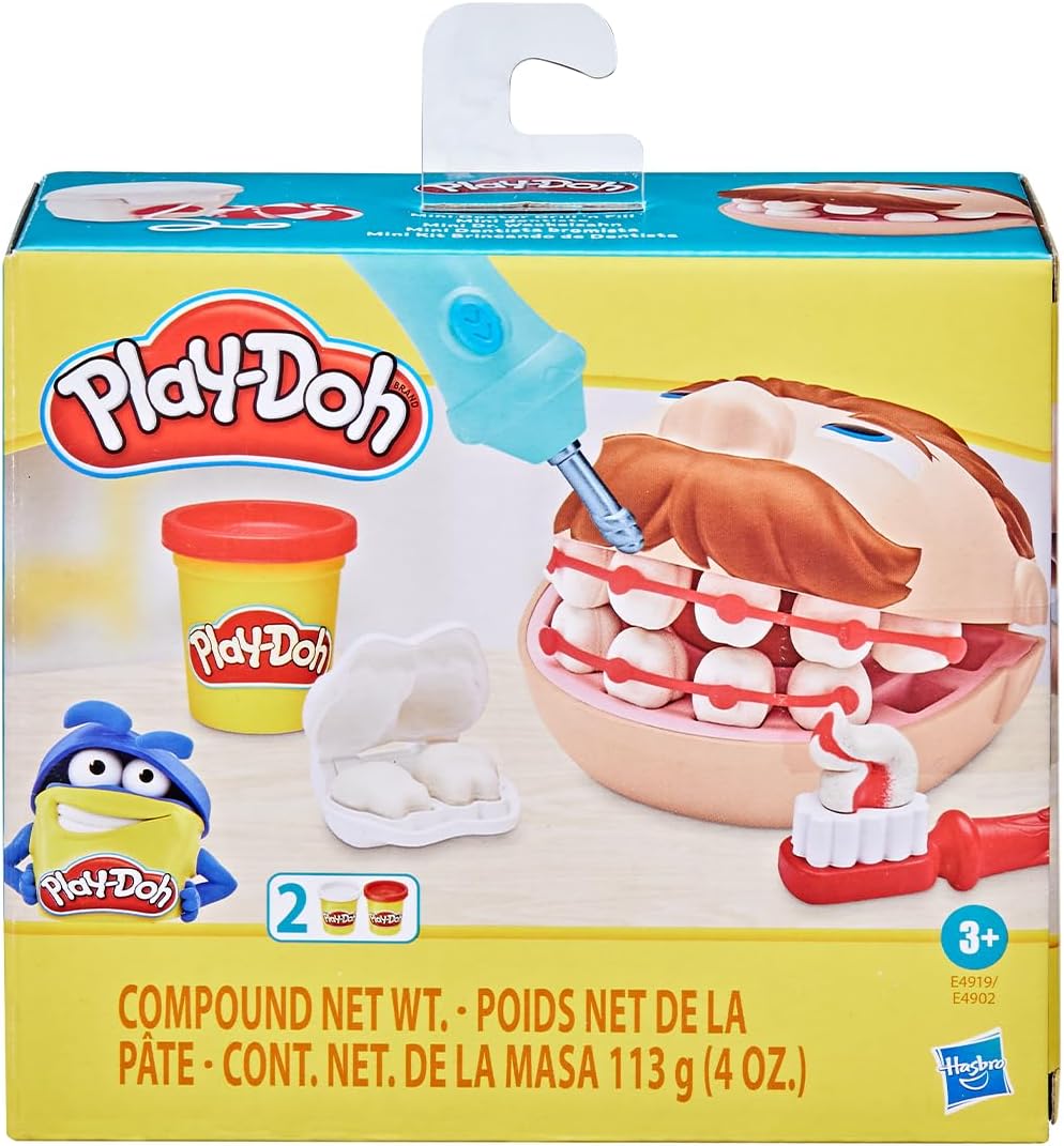 Play-Doh Brincando de Dentista: Conjunto de Massinha com Acessórios