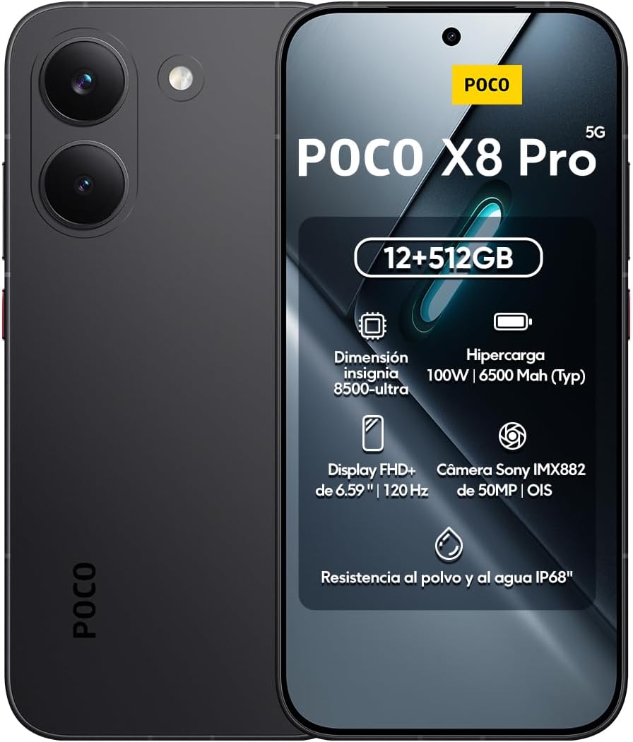 Smartphone Poco X8 Pro 512GB: Desempenho e Armazenamento no Topo