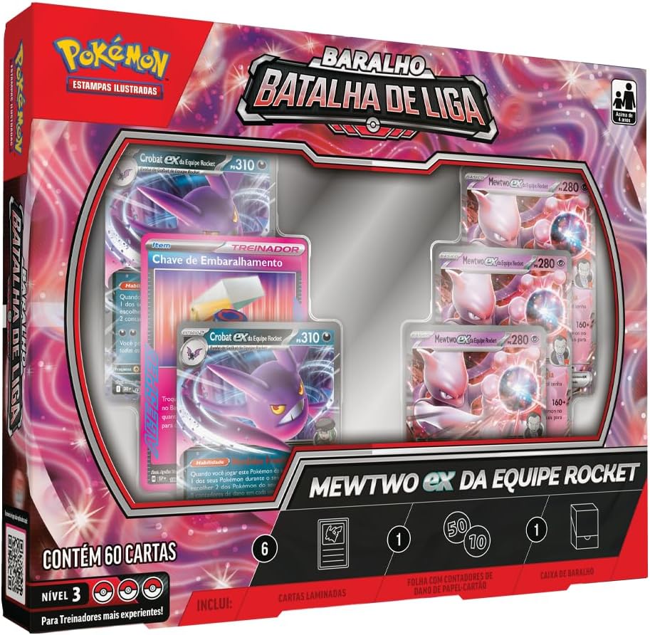 Pokémon TCG: Deck Batalha de Liga Mewtwo ex