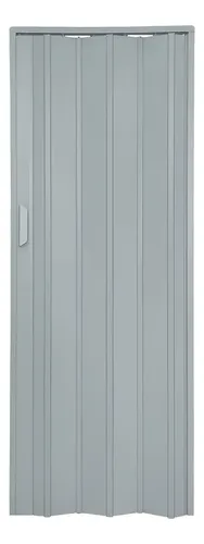 Porta Sanfonada De Pvc 210x115cm Bariri Cinza