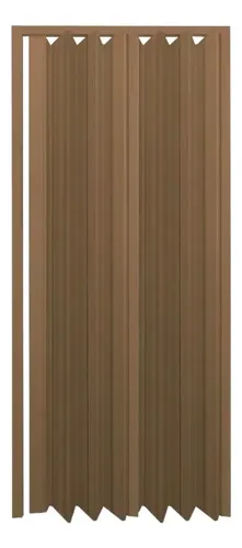 Porta Sanfonada de PVC Mogno: Versatilidade de 1,22 a 1,46m