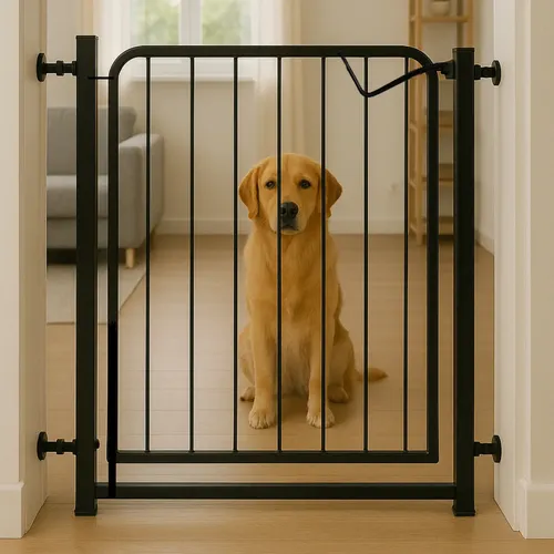 Portão de Isolamento e Segurança para Pets e Crianças (78 a 122 cm)