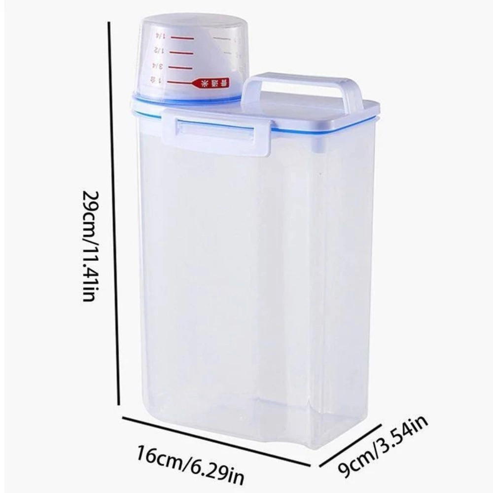 Pote Hermético 2.5L com Copo Medidor e Bico Dosador Multiuso