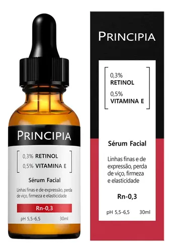 Análise: Principia Sérum Facial Retinol 0,3% para uso noturno