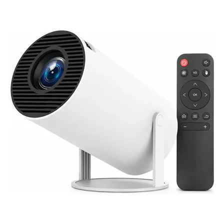 Projetor Hy300 Portátil: Cinema em Casa com Android e Resolução 4K