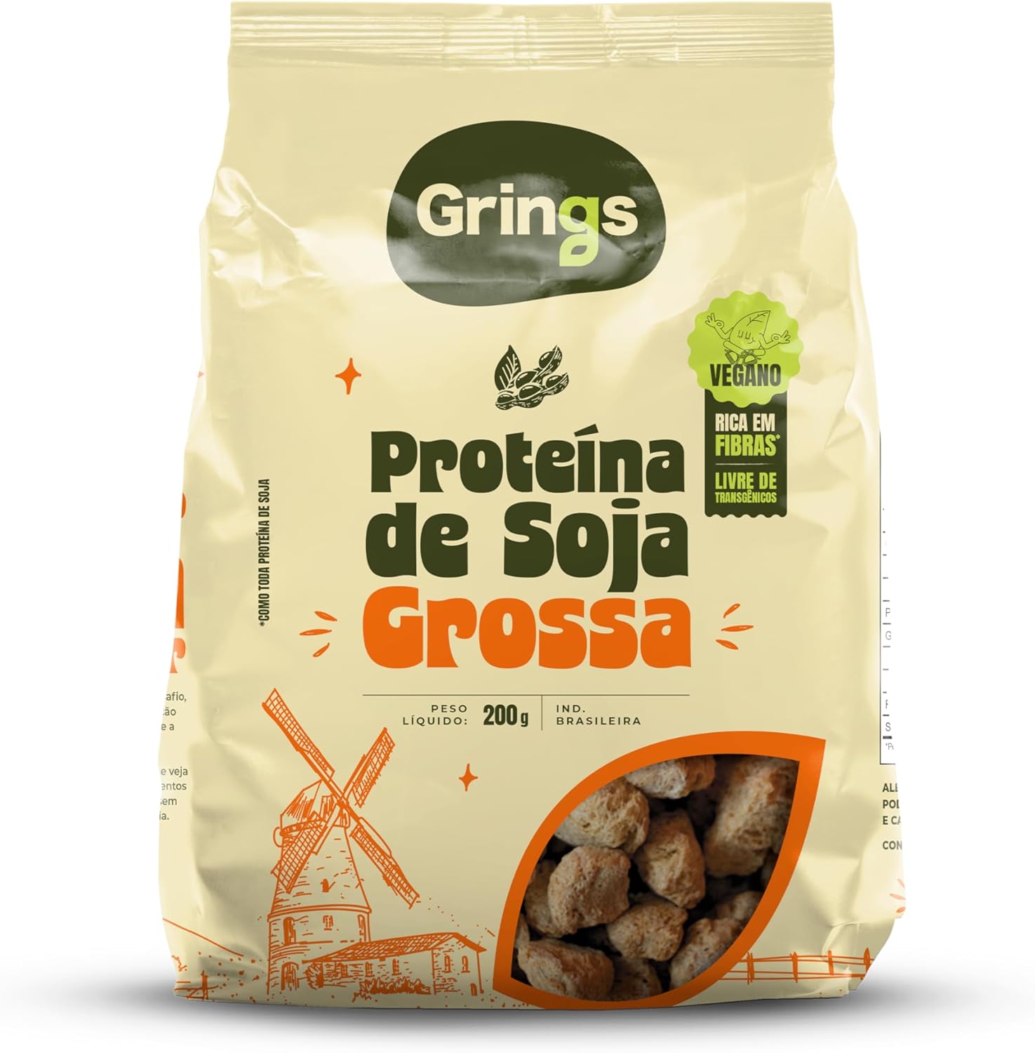 Proteína de Soja Grossa 200g Grings: Vale a Pena?