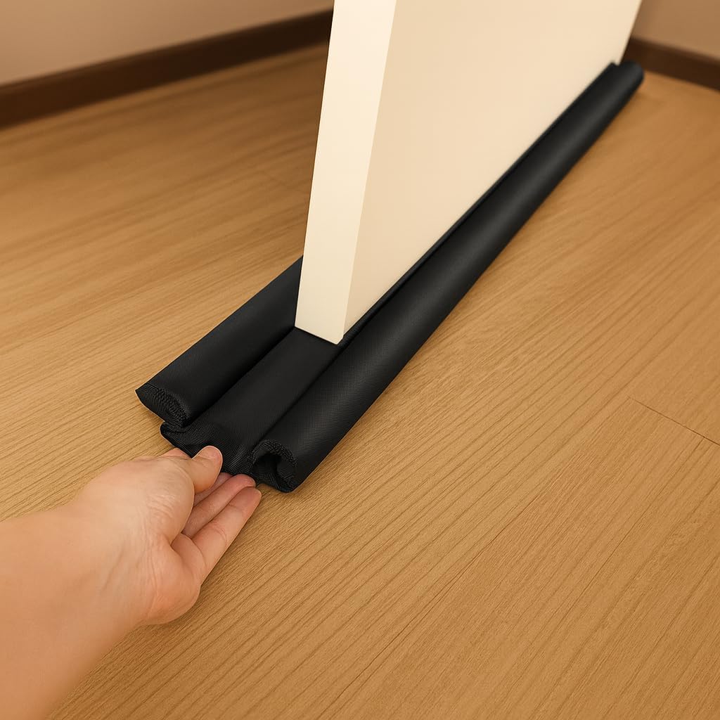 Protetor Veda Porta Duplo Impermeável 90cm Preto