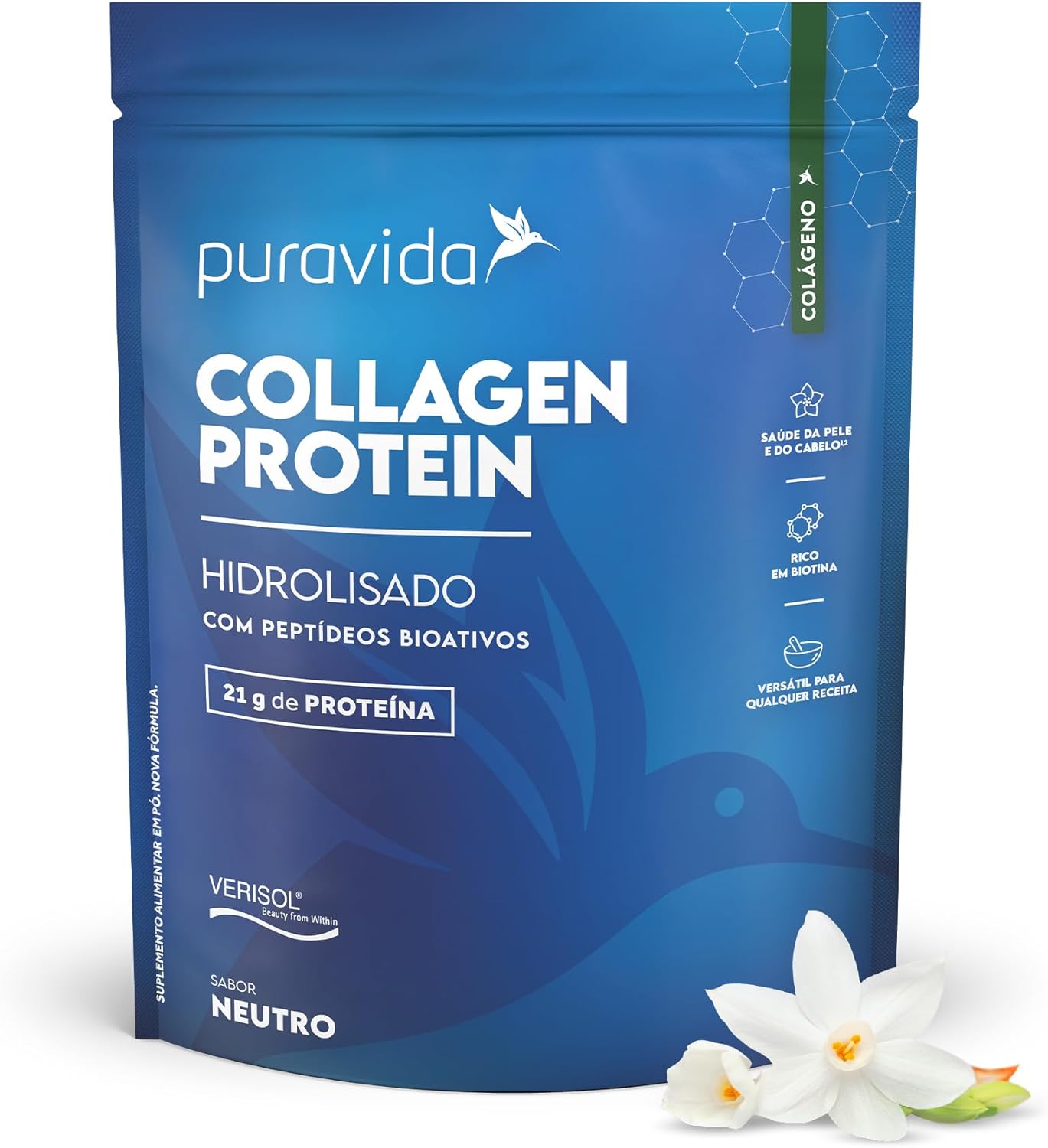 Puravida Collagen Protein Neutro 450g: Vale a Pena?