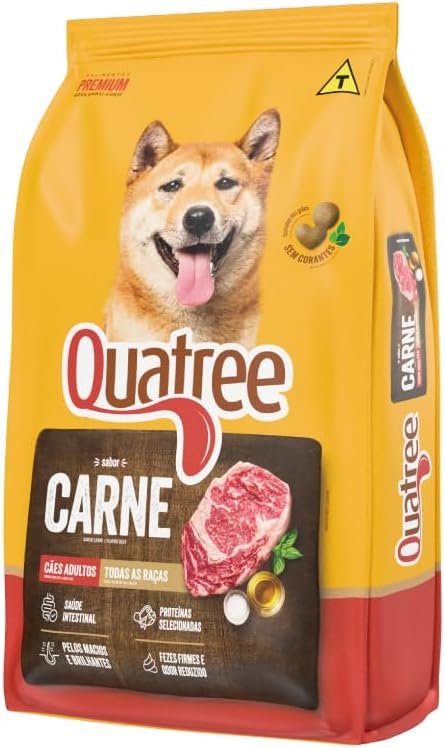 Quatree Ração para Cães Adultos Carne 15kg: É uma boa opção?