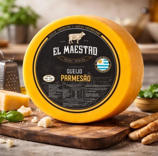 Queijo Parmesão El Maestro Uruguaio Fração 1kg