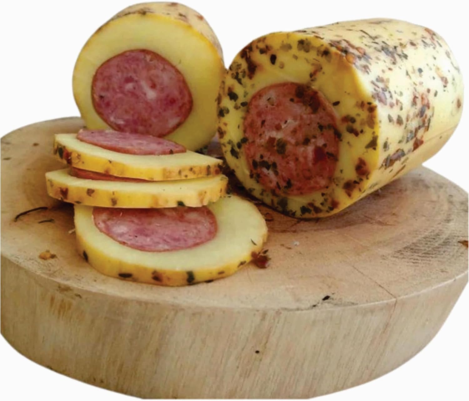 Queijo Provolone Temperado Recheado com Salame 550g Canastra