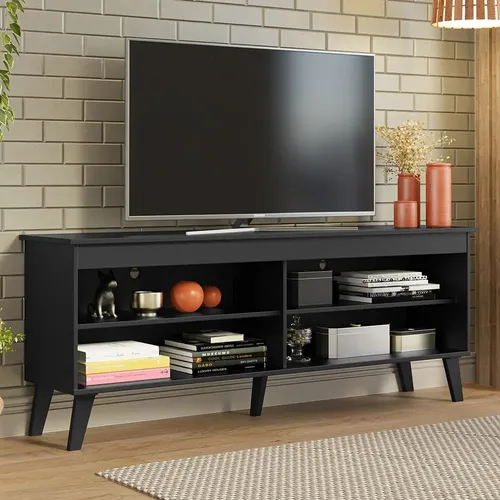 Rack para TV até 65 Polegadas Turim Madesa Preto