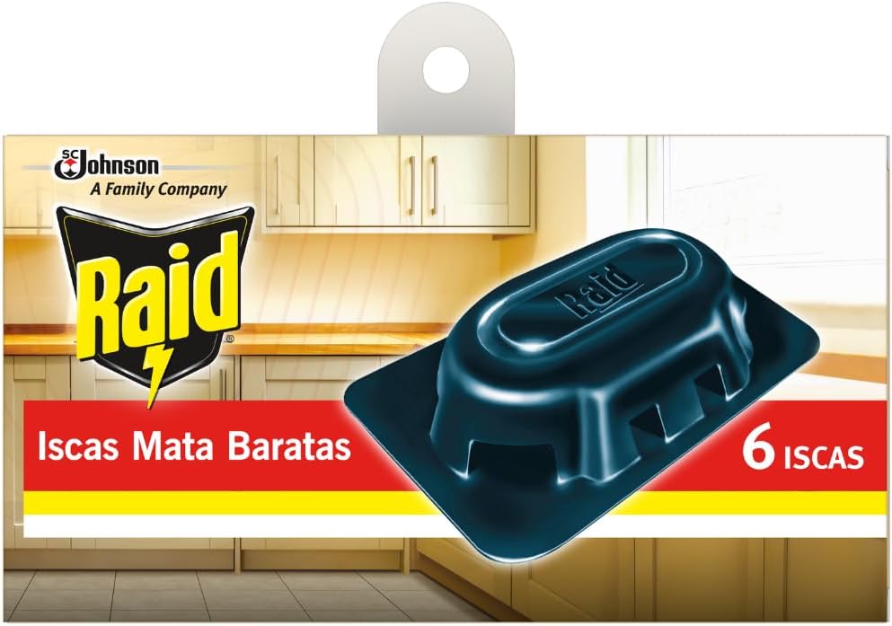 Raid Inseticida Isca Mata Barata: 3 Meses de Proteção Contínua
