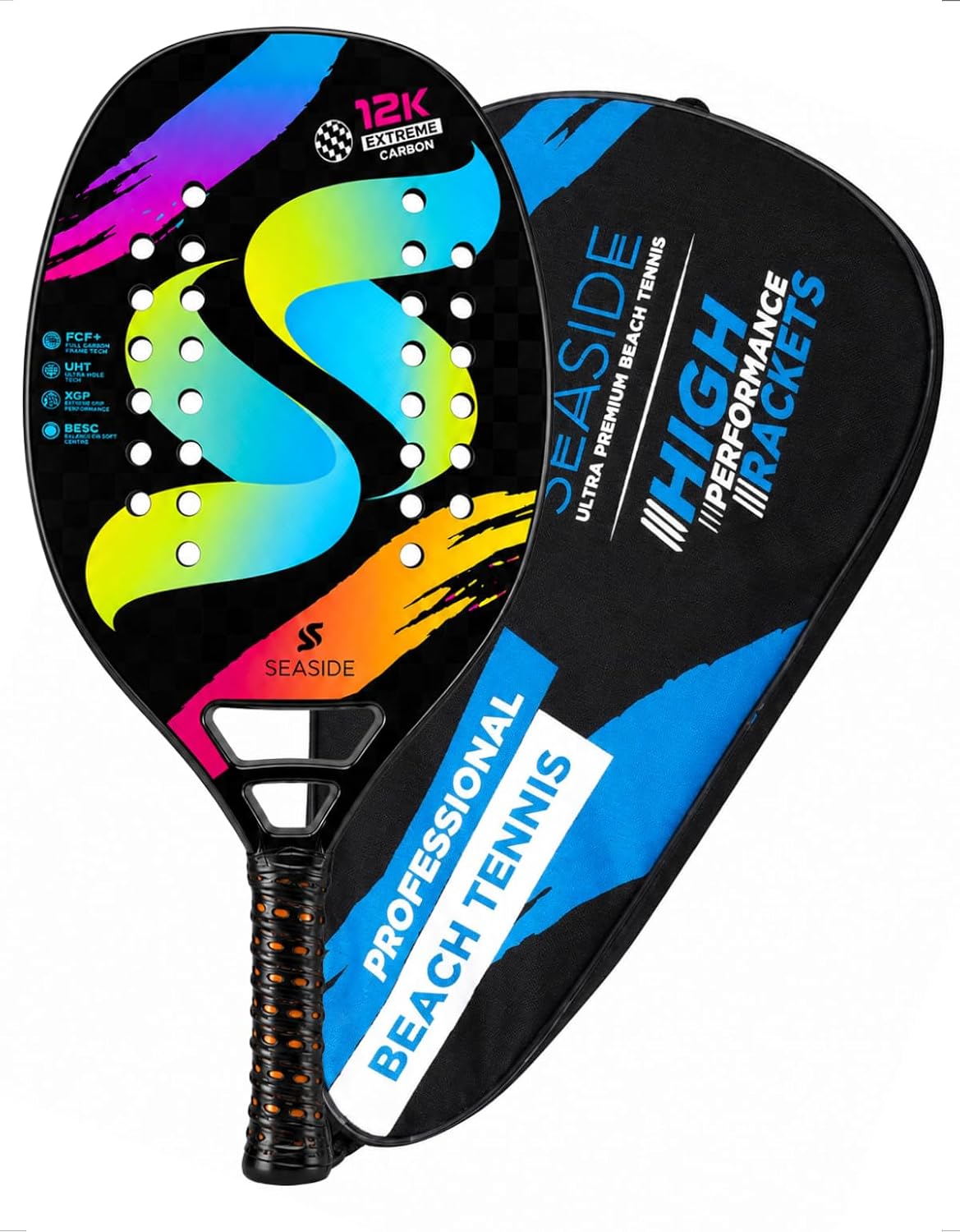 Raquete Beach Tennis 12K Extreme Carbon: Performance e Núcleo EVA Soft