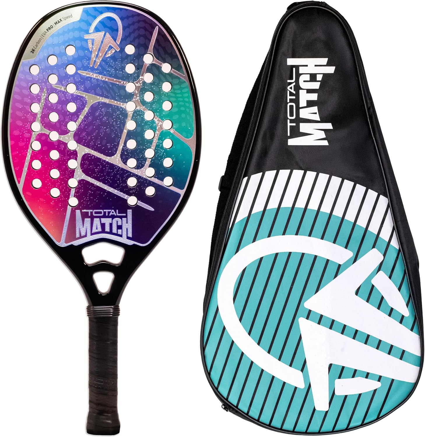 Vale a pena? Análise da Raquete de Beach Tennis Carbono 3k Total Match