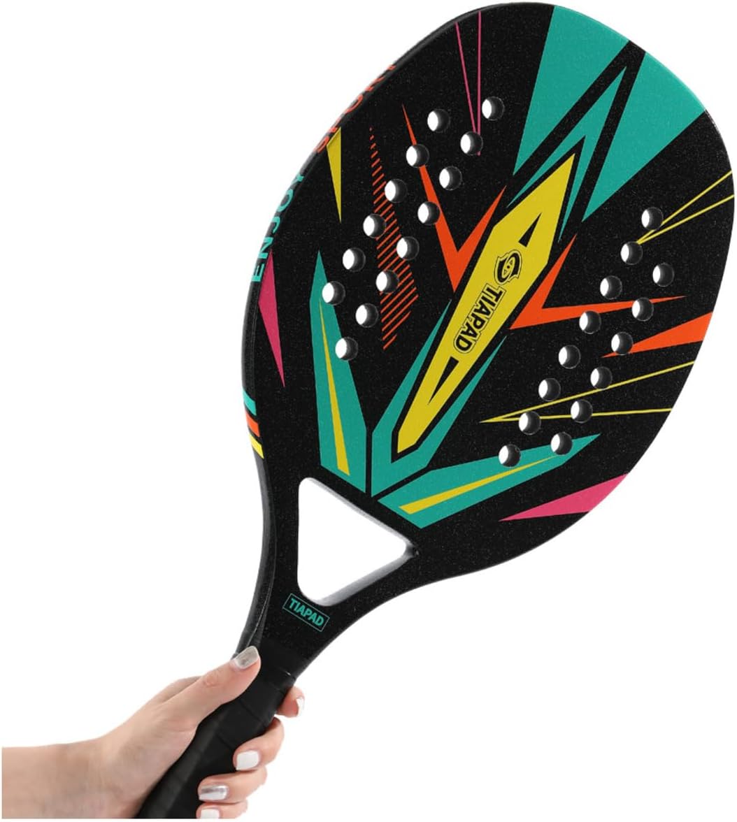 Raquete de Beach Tennis de Carbono Alta Performance: Leve e Resistente