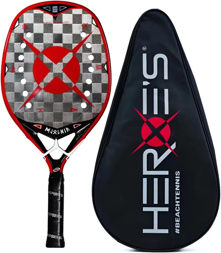Raquete de Beach Tennis Heroes Mjolnir 2024: Potência e Controle em Quadra