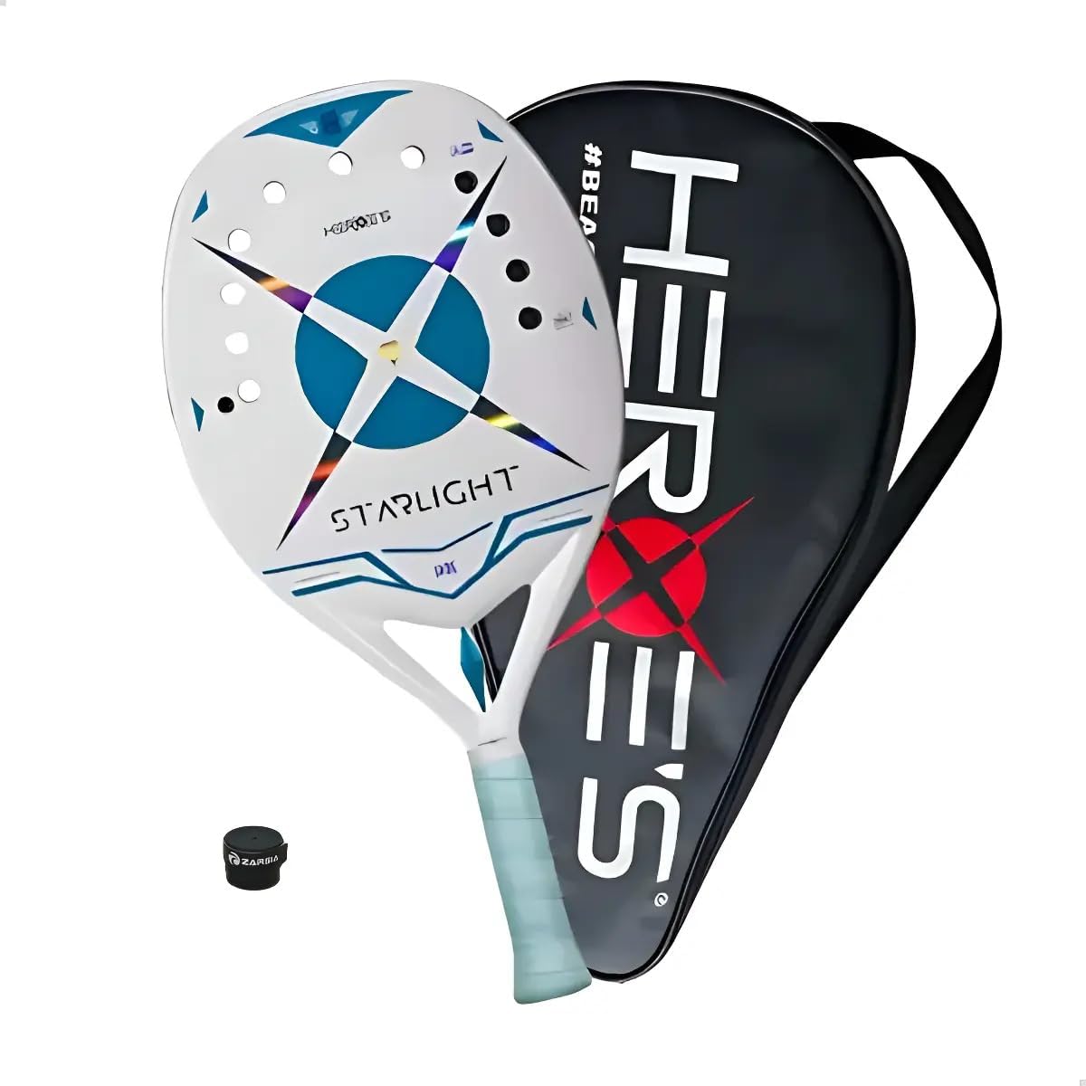 Raquete de Beach Tennis Heroes Starlight 2025 Carbono 3k