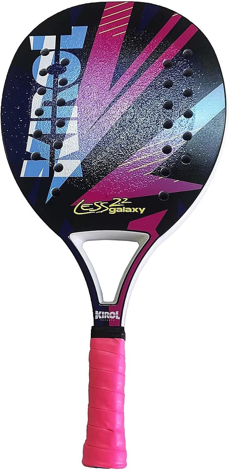 Análise da Raquete de Beach Tennis Less Kirol Rosa Fiberglass 22mm