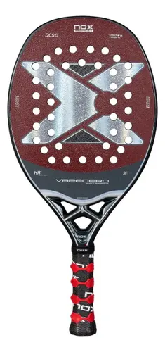 Raquete De Beach Tennis Nox Varadero 2025 Carbono 3k Bordô