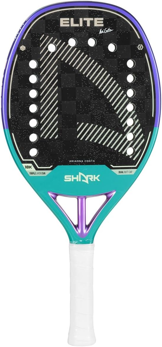 Shark Elite 2026 (18K): Raquete Profissional de Beach Tennis com Capa