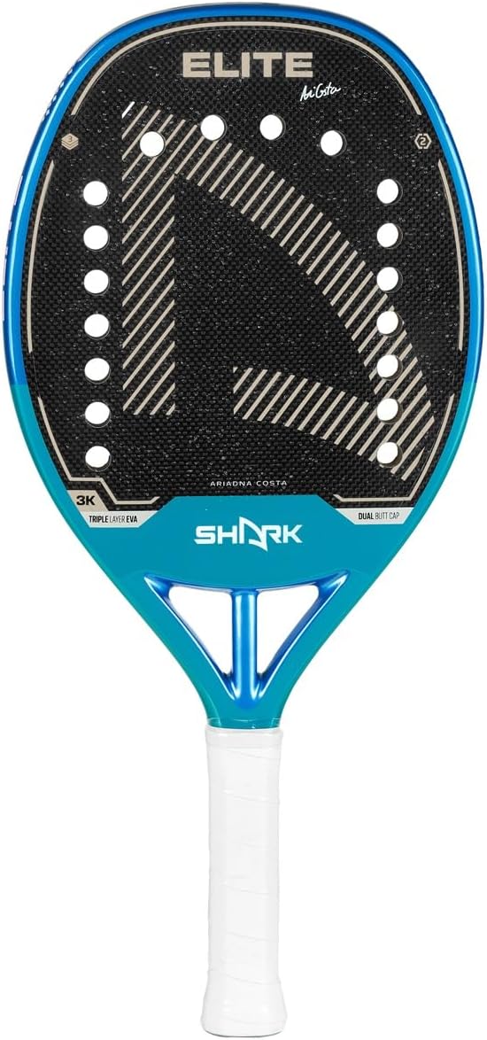 Review Raquete de Beach Tennis Shark Elite 2026 (3k) + Capa