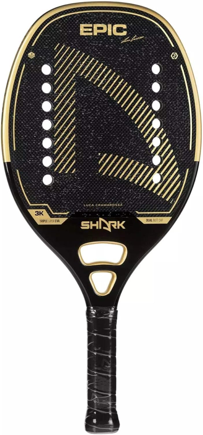 Review Raquete de Beach Tennis Shark Epic 2026 Luca Cramarossa