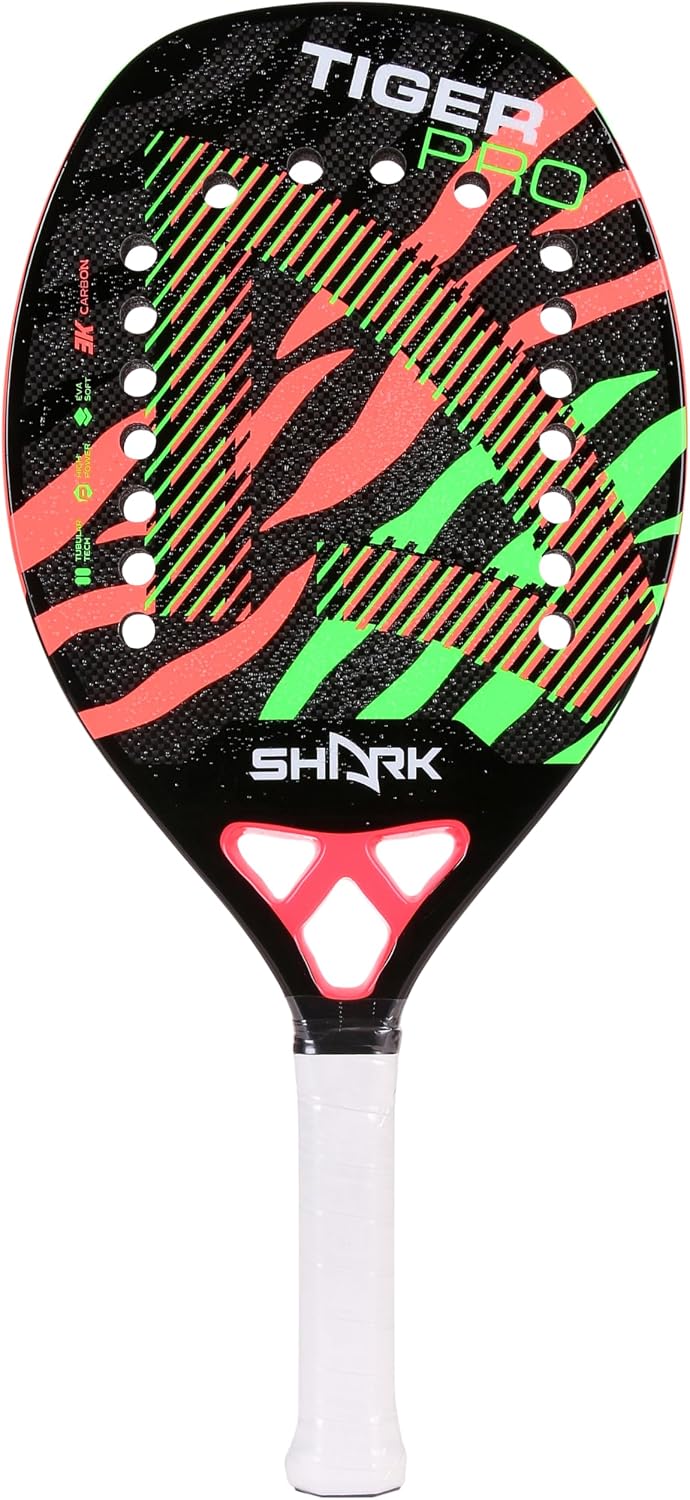 Shark Tiger 2024: Raquete de Beach Tennis de Alta Performance