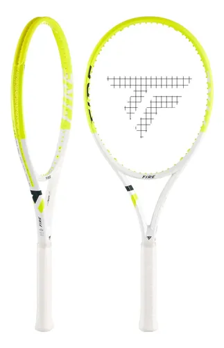 Raquete de Tênis Tecnifibre Fire 300 Gramas Branco/Amarelo L2