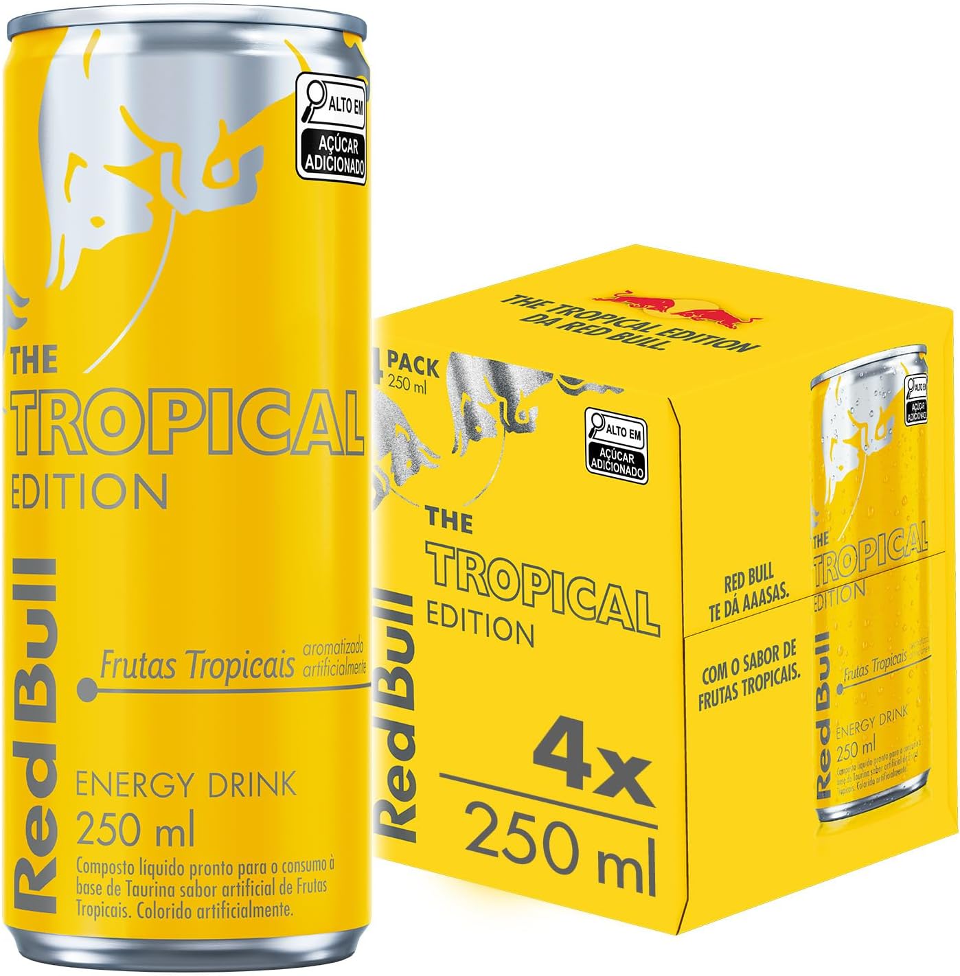 Red Bull Tropical 250ml: Vale a pena comprar o pack com 4 latas?