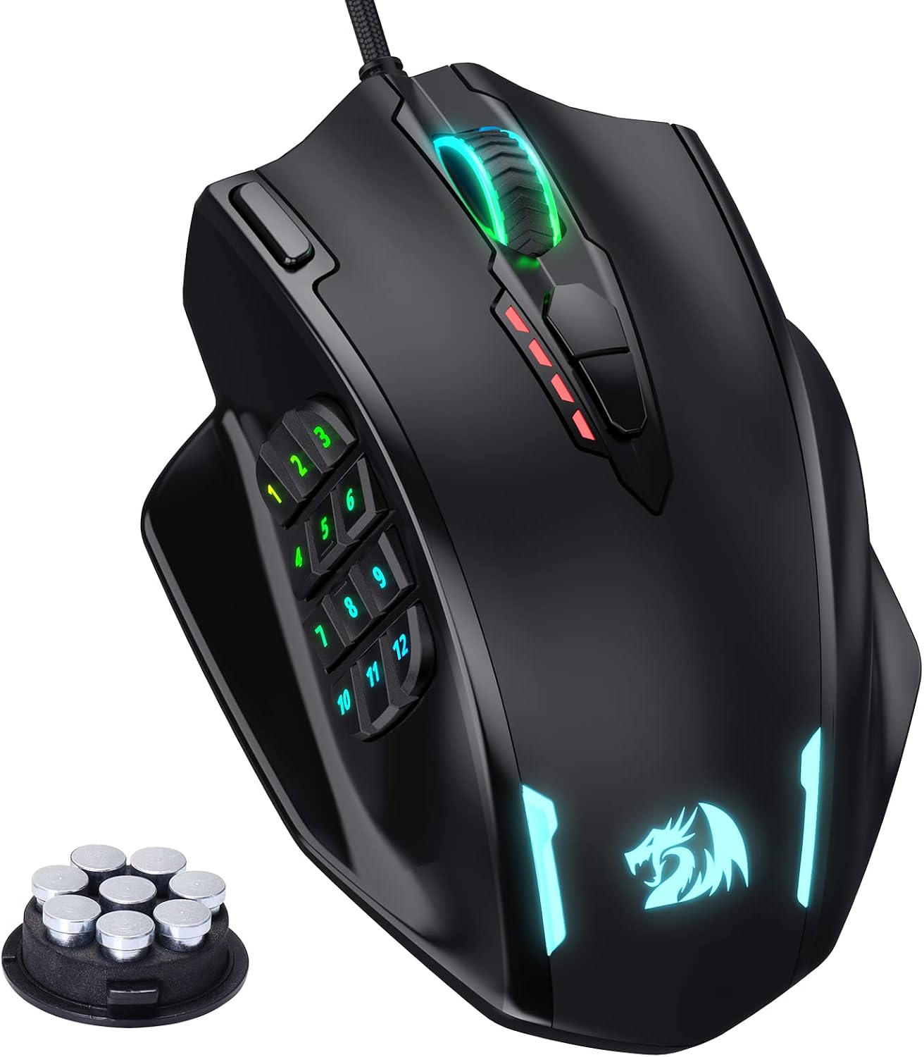 Redragon M908 Impact: O Mouse MMO com 12.400 DPI e 20 Botões
