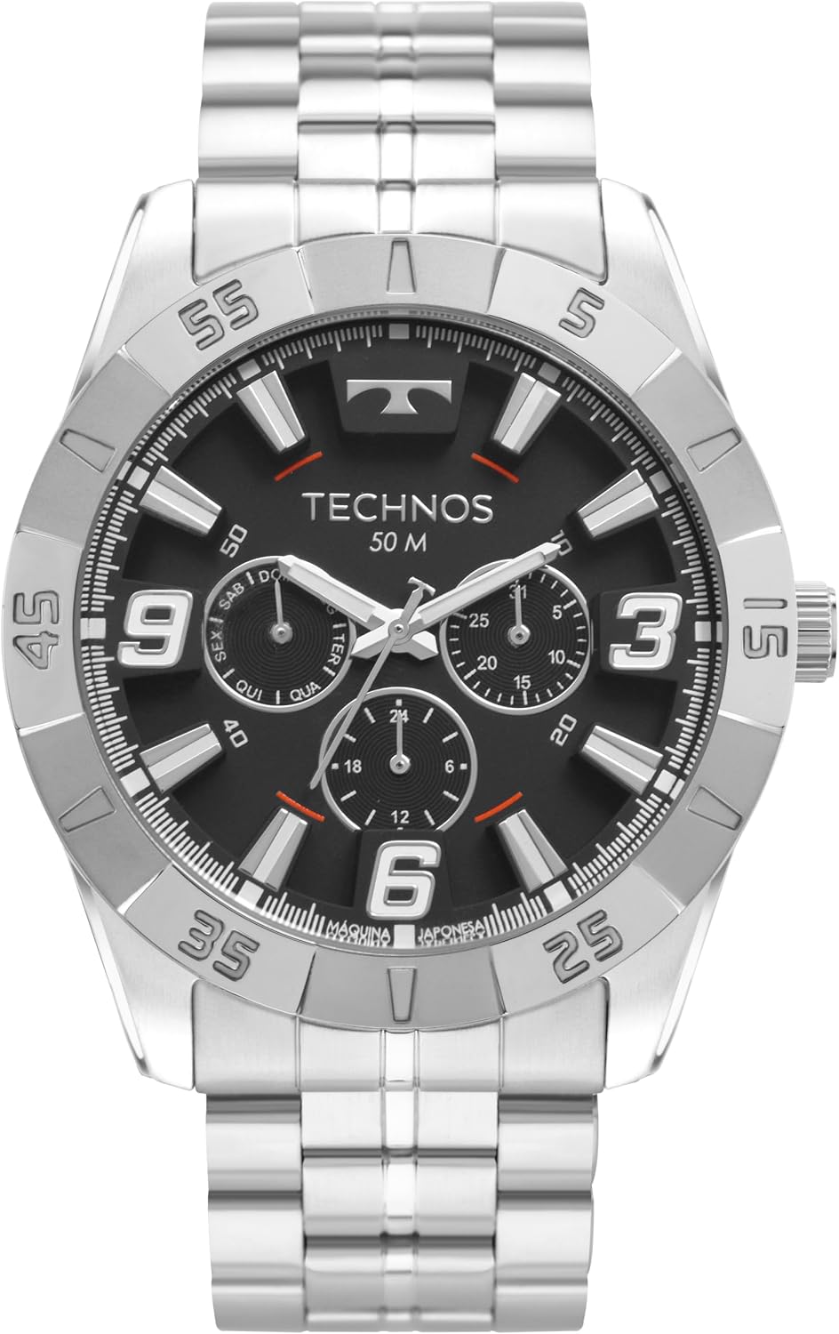 Relógio Prata Masculino Technos 6P29ALB/1P