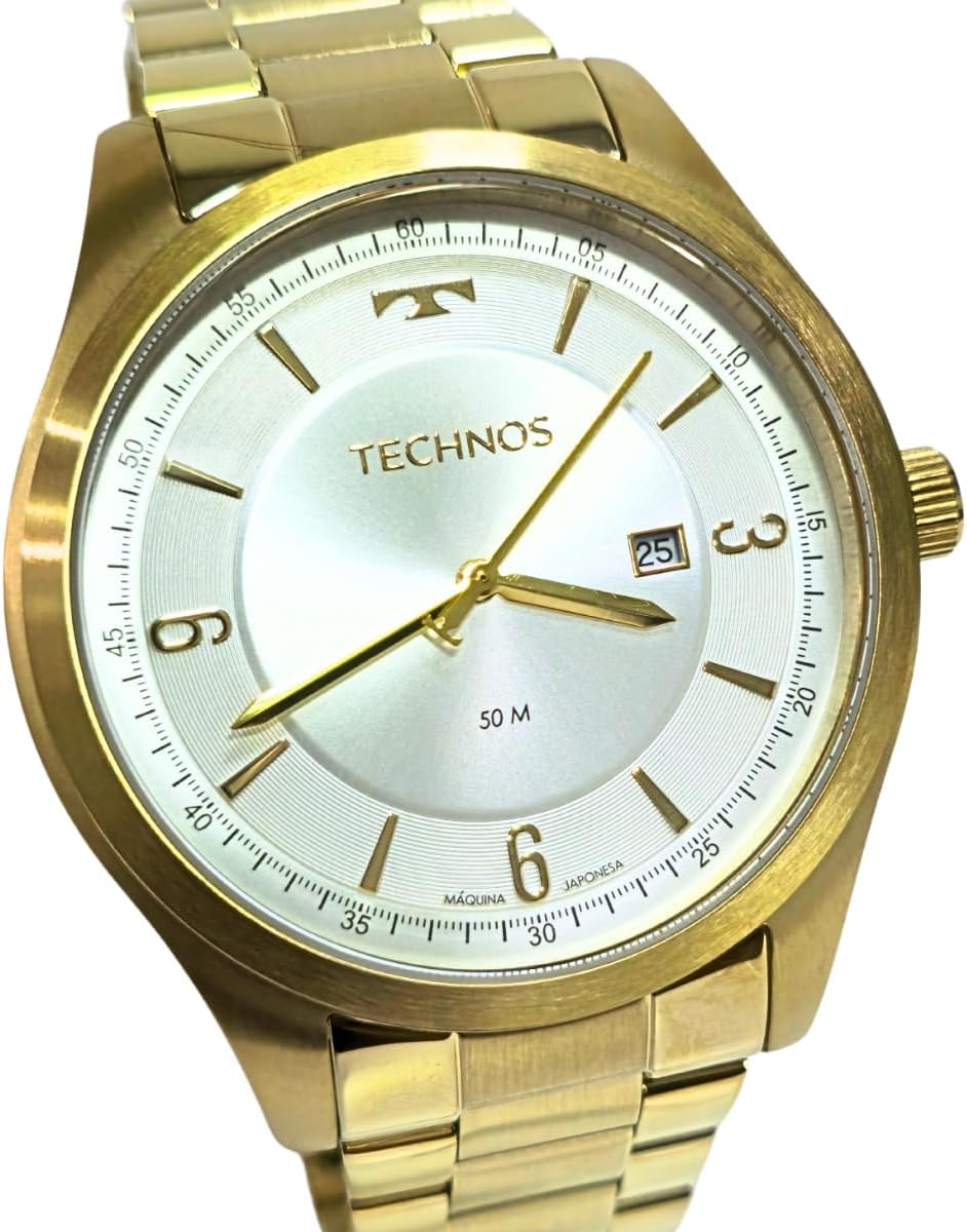 Relógio Technos Masculino Steel Dourado - 2117LBRS/4K
