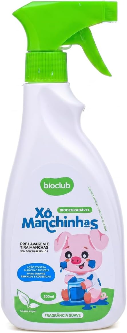 Removedor de Manchas Xô Manchinhas BioClub para Roupas de Bebê
